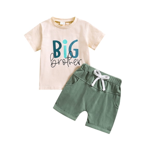 MEZZALL Baby Boys Girls Casual Short Sleeve T-Shirt Tshirts Outfits Sets Round Neck Comfortable Summer Fall Everyday Play Clothes Toddler Kids 12 Months To 4-Years Dailywear Lovely / 12-18 Month
