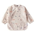 thumbnail image 1 of MEZZALL Baby Boys Girls Long Sleeved Cartoon Toddler Waterproof Smock Bib for Eating Soft Bibs Baby Trendy, 3-4 Years, 1 of 3