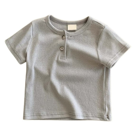 MEZZALL Baby Boys Striped Short Sleeve Tops Soft Knit Tee For Toddlers 0 3 Years Comfortable Everyday Casual Tshirts Comfort Baby Wear