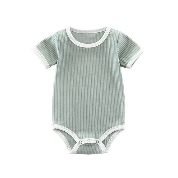 MEZZALL Baby Girls O-Neck Bodysuit Cartoon Onesies Soft Ribbed Romper For Toddler 0 24 Months Comfortable Breathable Casual Outfits Comfort Clothing