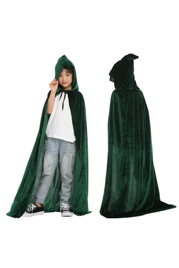 Baby Kids Girls Boys Party Cape Cloak Mantle Mentel Leisure Toddler Dailywear, Green, 5 Years