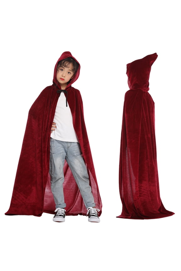 Baby Kids Girls Boys Party Cape Cloak Mantle Mentel Relaxed Fit Toddler Dailywear, Watermelon Red, 2 Years