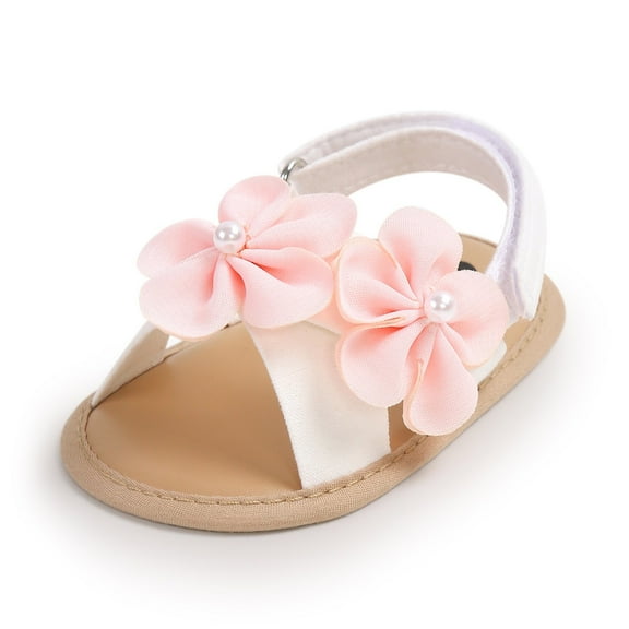 MEZZALL Baby Sandals Soft Breathable Summer Walking Shoes Cute Floral Design Casual Comfortable Toddler Footwear Holiday / 12