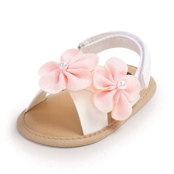 MEZZALL Baby Sandals Soft Breathable Summer Walking Shoes Cute Floral Design Casual Comfortable Toddler Footwear Holiday / 12