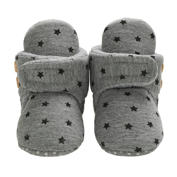 MEZZALL Baby Sneakers For Winter Warm Soft Sole First Walkers Shoes Cozy Lined Toddler Booties For Boys Girls Trendy Footwear