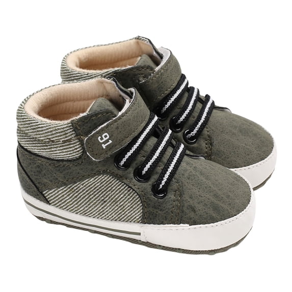 MEZZALL Baby Sneakers Soft Sole First Walkers Shoes For High Tops Casual Toddler Shoes Lightweight Breathable Comfortable Learning Walking Shoes Breathable Footwear