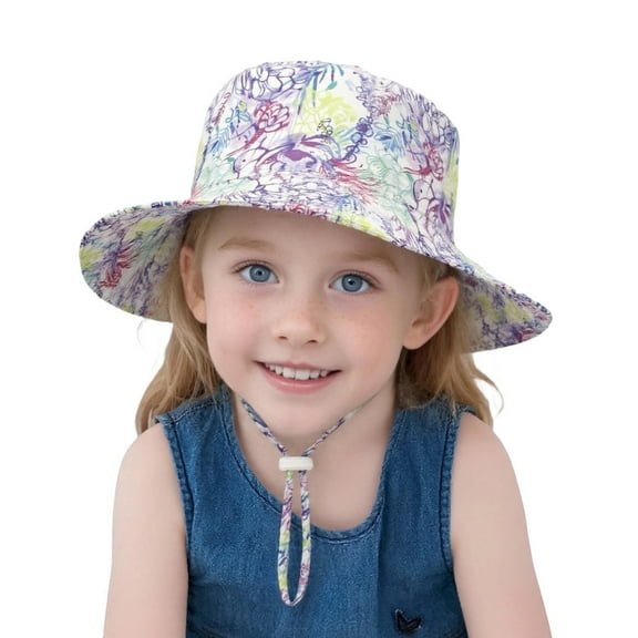 MEZZALL Baby Sun Hat For Boys Girls Breathable Fisherman Cap Summer Beach Hat For Toddler Kids Lightweight Outdoor Casual Caps Leisure / 0-8 Months