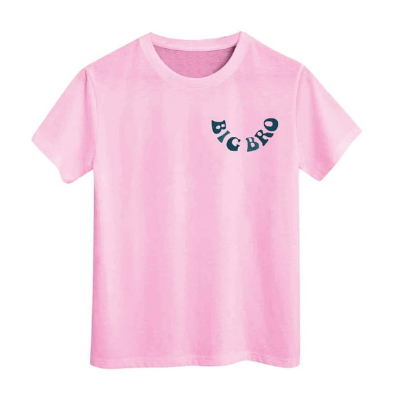 MEZZALL Big Shirts Toddler Baby Boy Cool Big Bro Club T-Shirt Summer Tees Announcement Blouse Short Sleeve Tops Birthday Child Blouses Clothing