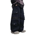 thumbnail image 1 of MEZZALL Boys Cargo Pants For Casual Wear With Multiple Pockets Style Trousers Comfortable Loose Fit Joggers For Active Kids School Outdoor Daily Use For Children Solid Color Boho Clothes, 1 of 9