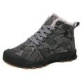 thumbnail image 1 of MEZZALL Boys Child Kids High Tops Outdoor Waterproof Camouflage Snow Boots Child Plush Warm Cotton Shoes Trendy And Fashionable Kids Sports Shoes Comfort Footwear, CE3, 13.5-14 Years, 1 of 7