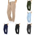 thumbnail image 1 of MEZZALL Boys Classic Track Joggers Side Tape Design Loose Fit Soft Fabric Daily Walking Workout Pants With Pockets, 11-12 Years, 1 of 5