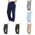 thumbnail image 1 of MEZZALL Boys Classic Track Joggers Side Tape Design Loose Fit Soft Fabric Daily Walking Workout Pants With Pockets, 13-14 Years, 1 of 5