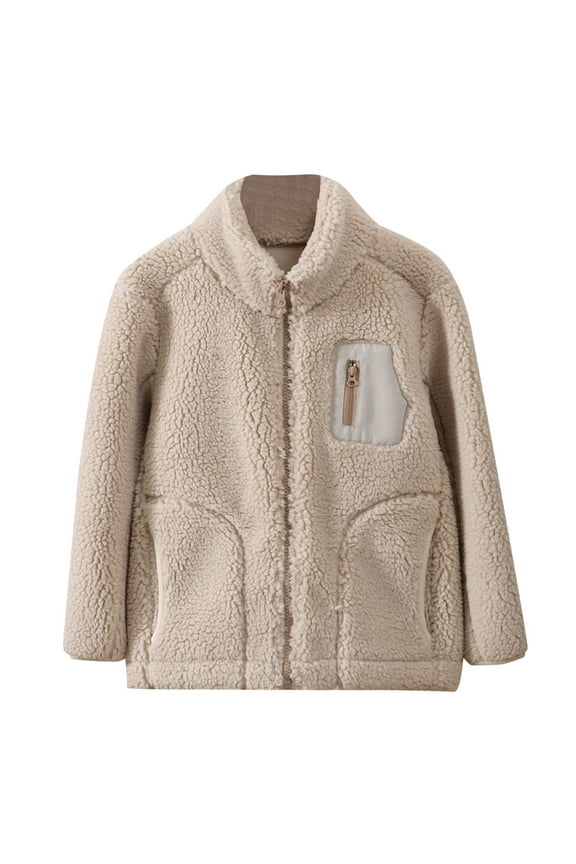 Boys Coats Jackets Children Cozy Thermal Windproof Long Sleeve Jackets For Kids Everyday Wear Ages 6-18 Warm Stand Collar Design Relaxed Fit Baby Dailywear