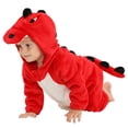 thumbnail image 1 of MEZZALL Boys Dinosaur Romper Long Sleeve Jumpsuit One-Piece Soft Flannel Baby Performance Onesie Stylish Dailywear, 1 of 5