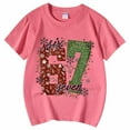 thumbnail image 1 of MEZZALL Boys Girls Casual Short Sleeved T-Shirts Number 67 Printed Tee O-Neck Tops Comfort Streetwear, 1 of 2