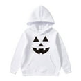 thumbnail image 1 of MEZZALL Boys Halloween Hoodie Kids Pullover Sweatshirt Pumpkin Printed Soft Blend Long Sleeve Comfortable Casual Fall Winter Tops Fashionable Clothes, 1 of 3