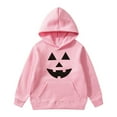 thumbnail image 1 of MEZZALL Boys Halloween Hoodie Kids Pullover Sweatshirt Pumpkin Printed Soft Blend Long Sleeve Comfortable Casual Fall Winter Tops Holiday Clothes, 1 of 3