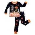thumbnail image 1 of MEZZALL Boys Halloween Pajama Sets O-Neck Long Sleeve T-Shirts Pants Fall Winter Sleepwear For Toddler 2 Piece Nightwear, 1 of 5