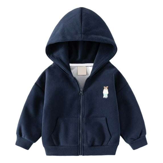 MEZZALL Boys Hoodies & Sweatshirts Kids Zip Up Jackets Long Sleeve Soft Warm Pullover Outerwear For Toddler Children Comfortable Casual Wear Fashionable Cartoon Clothing