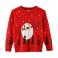thumbnail image 1 of MEZZALL Boys Knitted Sweater Warm Winter Reindeer Pattern Kids Pullover Soft Cozy Casual Children Holiday Party Tops Classic Knitwear Long Sleeve O-Neck Dailywear, 1 of 3
