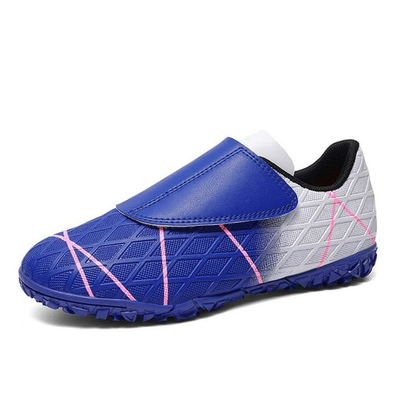 MEZZALL Boys Low Tops Cleats Shoes With Hook Loop Closure Lightweight Football Shoes Kids Training Athletic Sneakers Breathable Teen Footwear