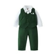 thumbnail image 1 of MEZZALL Boys Outfits Sets Elegant Children Dress Autumn Style Gentleman Bodysuit Boys Lovely Dailywear, 1 of 8