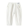 thumbnail image 1 of MEZZALL Boys Pants Casual Comfortable Summer Winter Kids Trousers For Toddler Boys Girls 1-8 Years Old Outdoor School Playground Yoga Sports Breathable Baby Wear, 1 of 4