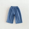 thumbnail image 1 of MEZZALL Boys Pants Casual Wide Leg Trousers For Fall Winter Soft Comfortable Kids Elastic Waist Everyday Wear, 18-24 Months, 1 of 6