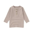 thumbnail image 1 of MEZZALL Boys Ribbed Knit Long Sleeve Tops Toddler Casual Pullover Shirt Soft Comfortable Kids Clothes For Daily Wear Cute Child Blouses Clothing, 1 of 4