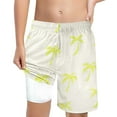 thumbnail image 1 of MEZZALL Boys Shark Printed Swimming Shorts With Lace Up High Waisted Loose Casual Swim Trunks Summer Beach Vacation Pool 7Y Cozy Kids Wear, 1 of 5
