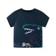 thumbnail image 1 of MEZZALL Boys Short Sleeve T-Shirt Dinosaur Print Comfortable Summer Casual Tops For Toddler And Kids Age 1 7 Years Outdoor Play And Daily Wear Soft Baby Wear, 1 of 7