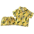thumbnail image 1 of MEZZALL Boys Summer Beach Button Down Shirt & Shorts Set Breathable Patterned Outfit For Toddler And Kids Versatile Baby Wear, 1 of 9