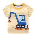 thumbnail image 1 of MEZZALL Boys Summer Short Sleeve T-Shirts For Outdoor Sports Active Play Comfortable Kids Tops With Prints Ages Lightweight Breathable Tee Soft Toddler Wear, 1 of 5