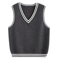 thumbnail image 1 of MEZZALL Boys Sweaters Sleeveless Kids Preppy Style Knit School Vest Comfortable Casual Wear For Boys Toddler Teen Fashionable Cartoon Clothing, 1 of 4