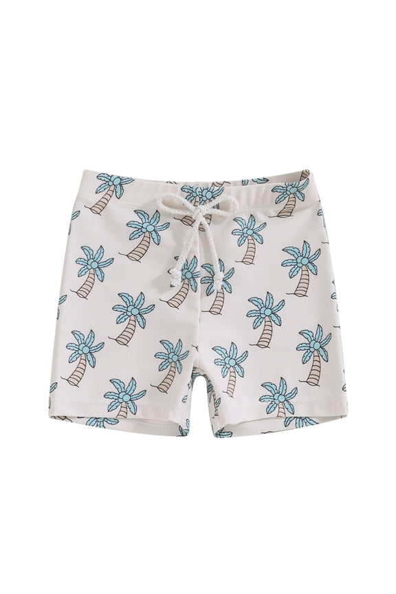 Boys Swim Trunks Beach Bathing Shorts Toddler Swim Bottoms Leisure Beachwear, 3