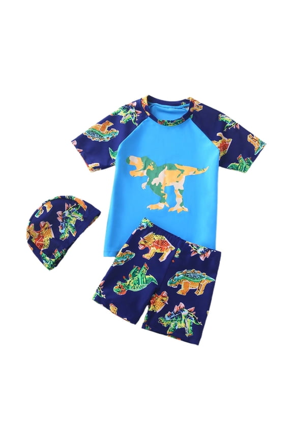 Boys Swimwear For Summer Outdoor Activities Swim Suits For Kids Age 2 12 Comfortable And Stylish Swimwear With Elastic Fabric 3-4 Years Leisure Baby Wear
