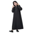 thumbnail image 1 of MEZZALL Boys Thobe Robe Arab Kaftans Long Sleeve Casual Wear Kids 4-14 Comfortable Fit For Everyday Use Toddler Daily Wear Birthday / 5-6 Years, 1 of 9