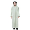 thumbnail image 1 of MEZZALL Boys Thobe Robe Arab Kaftans Long Sleeve Casual Wear Kids 4-14 Comfortable Fit For Everyday Use Toddler Daily Wear Versatile / 9-10 Years, 1 of 9