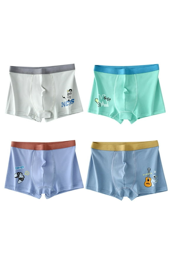Boys Underwear For Adolescents Boys For Growth Classic Style For Teens And Preteens Comfortable And Breathable Design For Daily Wear Comfort Toddler Cartoon Clothing