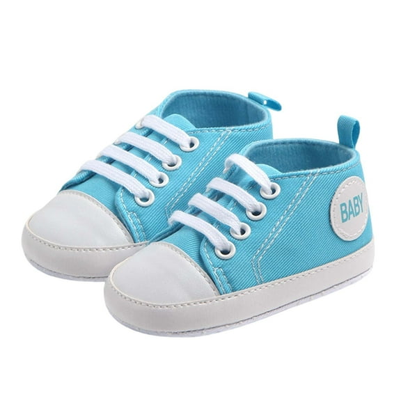 MEZZALL Breathable Soft Sole First Canvas Shoes For Baby Lightweight Flexible Non- Sneakers Toddler Boys Girls Breathable Teen Footwear