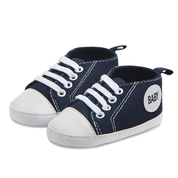 MEZZALL Breathable Soft Sole First Canvas Shoes For Baby Lightweight Flexible Non- Sneakers Toddler Boys Girls Trendy Teen Footwear