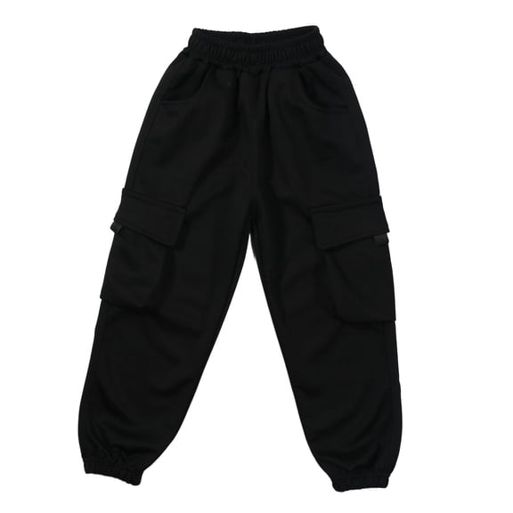MEZZALL Cargo Pants For Boys Cargo Jogger Pants Casual Girls Elastic Waist Cargo Pants With Pockets Breathable Toddler Baby Wear 11-12Y