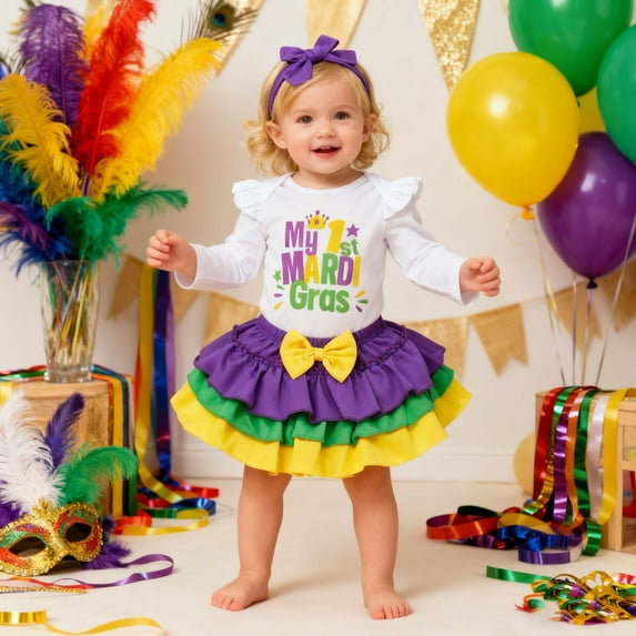 MEZZALL Carnival Print Girls Two Piece Outfits Colorful Lettering Casual Cartoon Playwear Comfortable Twinning Sister Matching Party Dress Leisure Clothing Sets