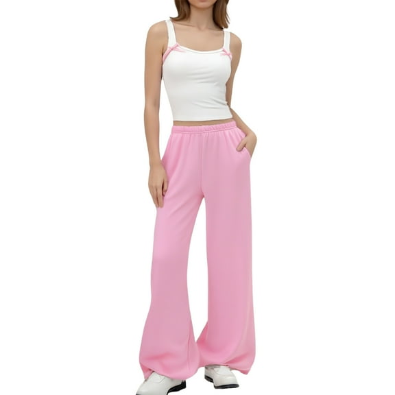 MEZZALL Casual Girls Outfits For Everyday Wear Butterfly Beach School Parties And Yoga Stylish Sleeveless Tops And Long Pants Set For Ages 13 16 Spring Summer Attire Lovely Toddler Wear