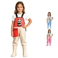 thumbnail image 1 of MEZZALL Child Boys Kids Chest Waders with Non- Boots Waterproof Trousers, Youth Waterproof Fishing Waders for Kids, 1 of 7