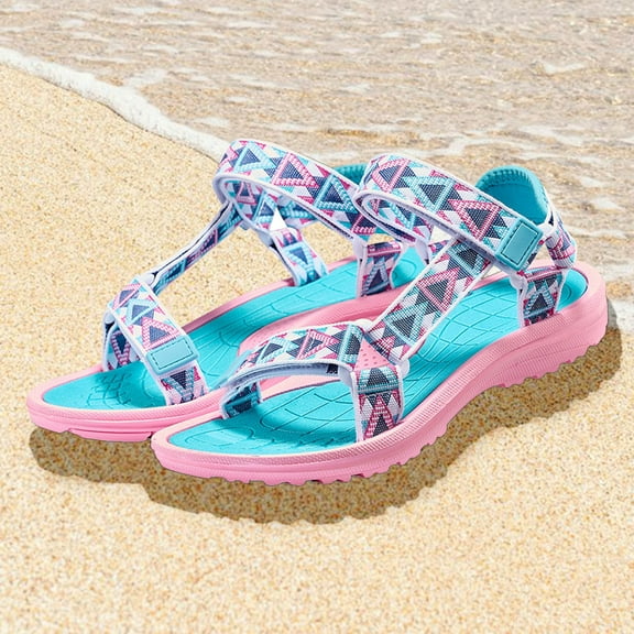 MEZZALL Child Boys Sandals Kids Comfortable Breathable EVA On Water Shoes For Outdoor Beach Sports Casual Wear Birthday Adorable Everyday Solid Color Toddler Footwear