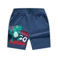 thumbnail image 1 of MEZZALL Child Boys Shorts For Outdoor Sports Cartoon Dinosaur Design Kids Everyday Outdoor Picnics Holiday Active Summer Athletic Casual Fashion Running Bottoms, 1 of 2