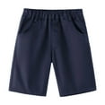thumbnail image 1 of MEZZALL Child Boys Shorts For School Team Performance Kids Comfortable School Pants Elastic Waist Lightweight Breathable Playground Outfit Soft Active Summer Athletic Casual Fashion Running Bottoms, 1 of 3