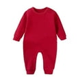 thumbnail image 1 of MEZZALL Child Comfort Boys Bodysuit Long Sleeve Shoulder Snap Baby Jumpsuit For Toddler Playwear Soft Everyday Onesie One-Pieces Holiday O-Neck Dailywear Soft, 1 of 2