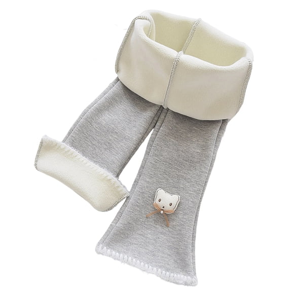 MEZZALL Child Girls Flared Pants Winter Fuzzy Trousers Fashionable Casual Bottoms Toddler Kids Cozy Warm Bottom Leggings Everyday Stylish Versatile Design Boho Slacks